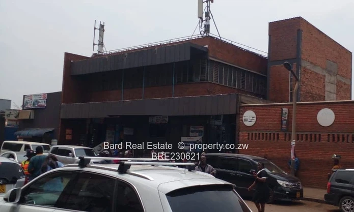 Brick-front Retail Building on Harare CBD Main Road — 595m²