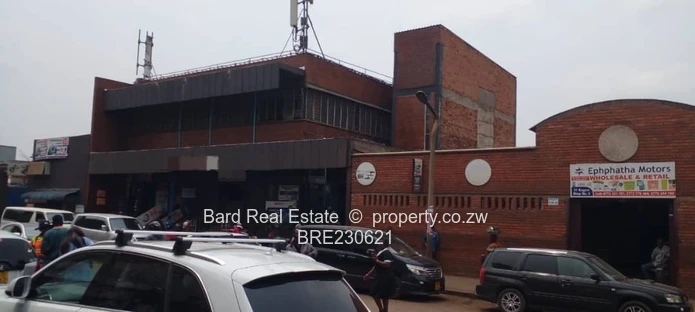 Brick-front Retail Building on Harare CBD Main Road — 595m²